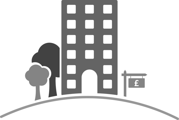 Building For Sale Illustration